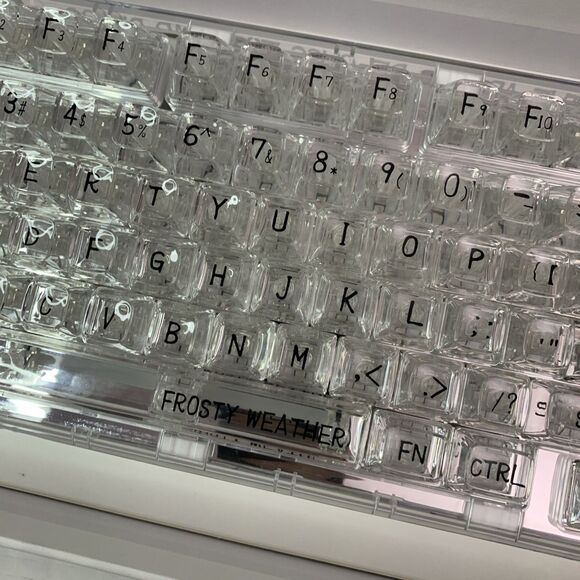 coolkilller CK98 Transparent Keyboard with OLED Display Keyboard WINTER - Picture 6 of 7